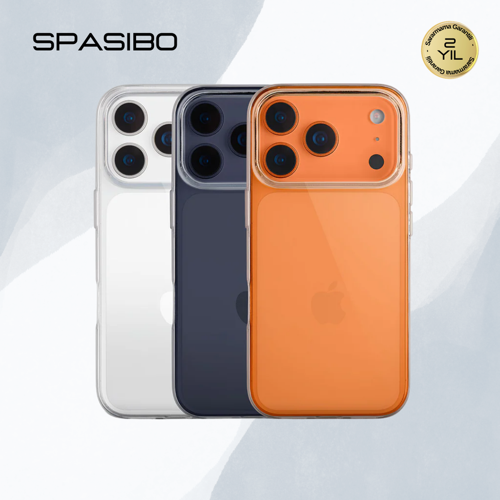 iPhone 17 Pro Kılıf Ultra Clear Şeffaf - 2 Yıl Sararmama Garantili & Darbe Emici 1 iPhone 17 Pro Kılıf Ultra Clear Şeffaf - 2 Yıl Sararmama Garantili & Darbe Emici 2 Spasibo iPhone 17 Pro Kılıf Ultra Clear Şeffaf - 2 Yıl Sararmama Garantili & Darbe Emici